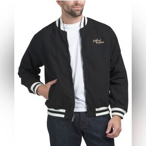 BRAND NEW WITH TAGS SCOTCH & SODA Reversible Black Bomber Jacket. Men’s Size XL.